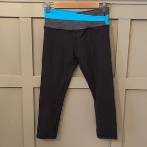 LULULEMON Astro Wunder Under Crop Yoga Leggings Size 4